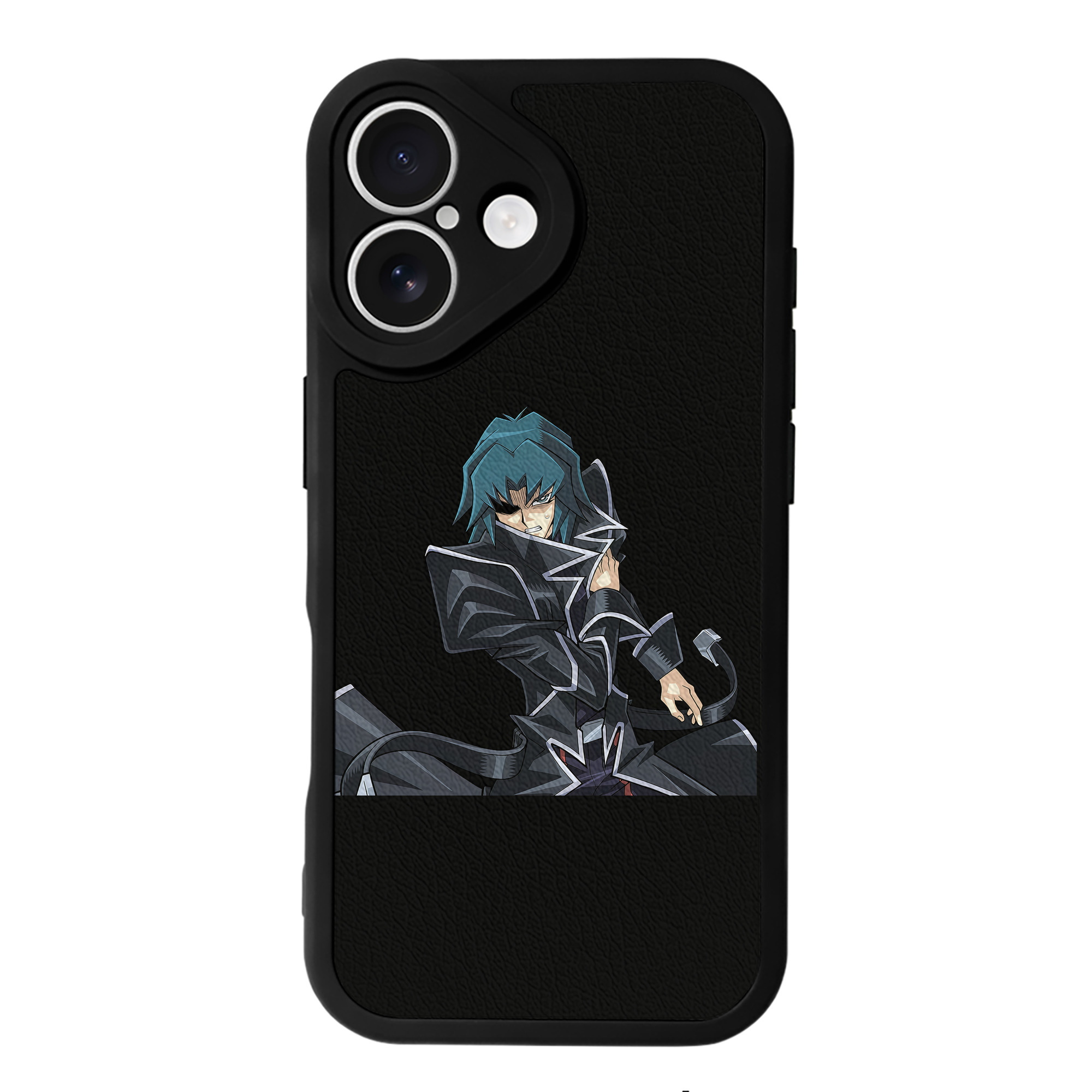 （画像用） 遊☆戯☆王 Yu-Gi-Oh! 【iPhone 16シリーズ対応】シリコンスマホケース（レザー調） 材質：シリコン